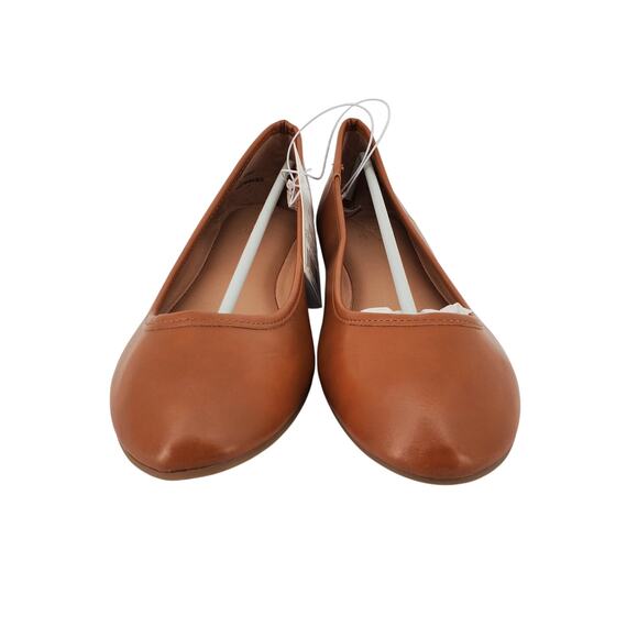 Universal Thread Women's Size 6 Ballet Flats Everly Cognac New - Picture 1 of 6
